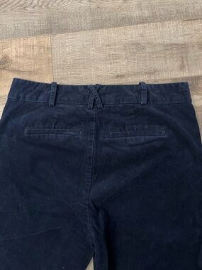 Anthropologie Navy corduroy Slim Pants size 4 like new